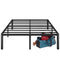 ZINUS VAN 16" METAL PLATFORM BED, NO BOX SPRING, BLACK, QUEEN - Like New