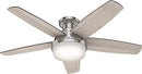 HUNTER FAN COMPANY 59416 AVIA CEILING FAN 48 BRUSHED NICKEL - Scratch & Dent