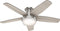 HUNTER FAN COMPANY 59416 AVIA CEILING FAN 48 BRUSHED NICKEL CC59416-A Like New