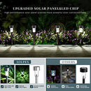 SOLPEX 12 Pack Solar Outdoor Lights Pathway, Stainless Steel Solar Lights - Like New