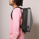 CYBERBACKPACK Gray Expandable Anti-theft 17.3 Inch Laptop Computer Lightweight - Like New