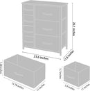 AZL1 LIFE CONCEPT VERTICAL DRESSER TOWER STEEL FRAME WOOD TOP - BLACK/GRAY - Like New