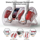 ATHPHY Foot Massager Machine Shiatsu Circulation Heat Therapy B09BKV1GH4 - Black - Brand New