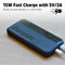 ENERGIZER 10000MAH PORTABLE CHARGER POWER BANK WITH DUAL USB-C & USB-A - BLACK - Like New