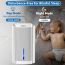 KNKA DEHUMIDIFIER,95 OZ WATER TANK 1000 SQ. FT QUIET DEHUMIDIFIER - WHITE - Like New