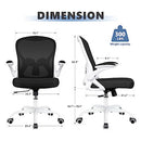WINRISE OFFICE CHAIR DESK CHAIR ERGONOMIC MESH COMPUTER CHAIR WR935 - WHITE - Like New
