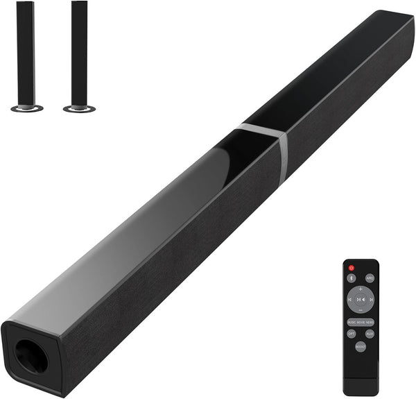 MZEIBO Sound Bars TV Split Home Theater Audio 50W 2.0 Channel - Scratch & Dent