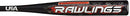 Rawlings 2018 Raptor -10 USA Baseball Bat (2 1/4) - B077DY44GS- Black/Gold - Brand New
