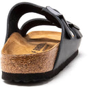 0051193 BIRKENSTOCK UNISEX ARIZONA BLACK LEATHER SANDAL SIZE 7M/9W - Like New