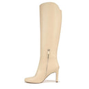 B0C4G3CGQ6 Sam Edelman Shauna Knee High Boot Eggshell 7 Medium - Brand New