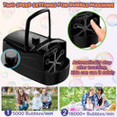 Automatic 18000+ Per Minute Big Bubbles Blower Maker for Kids Toddlers - Black - Like New