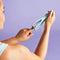 ALL IN MOTION DUAL-SIDED FINGER HANDHELD MASSAGER - LIGHT CYAN - Like New