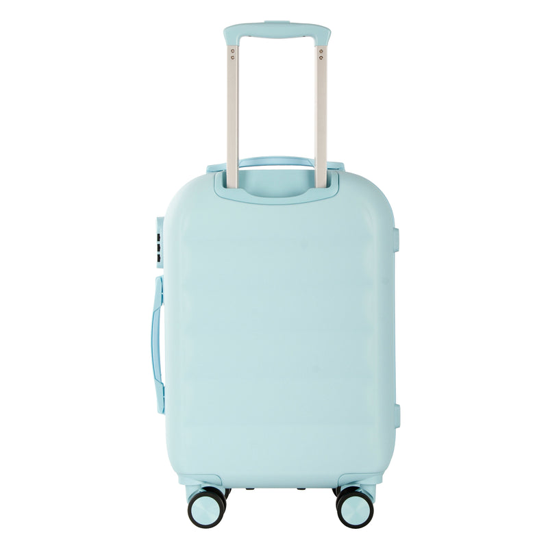 3-PIECE LIOR LUGGAGE SET TSA LOCKS EXPANDABLE FRICTION-RESISTANT - BLUE - Like New