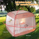 Xixi-home Pop Up Mosquito net for Bed,Foldable Large Space Mosquito Tent - Pink - Brand New