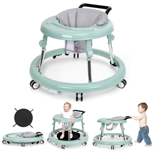 WISMIND Baby Walker Foldable with 9 Adjustable Heights BW001 - - Scratch & Dent