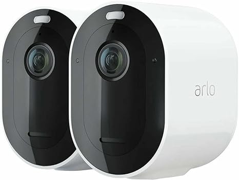 Arlo VMC2230-100NAR Essential Spotlight Wireless Camera 2 Pack 1080p - White Like New