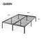 BEST PRICE MATTRESS 14 INCH METAL PLATFORM FOUNDATION BLACK QUEEN - MATTRESS - Like New