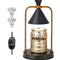 PRIDCIER CANDLE WARMER LAMPS DIMMABLE CANDLE LAMP 2 BULBS BLACK LAMP-01 - Like New