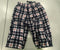 YUNA PAJAMA PANTS WOMENS MULTI PLAID MICROFLEECE SUPER - L/XL - BLACK/RED/WHITE - Brand New
