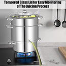 Giantex 11 Quart Juice Steamer Fruit Vegetables Juicer Steamers KC46721 - Silver - Like New