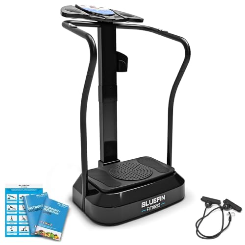 BLUEFIN Fitness Vibration Platform Pro Model Upgraded Design - BLACK - Like New