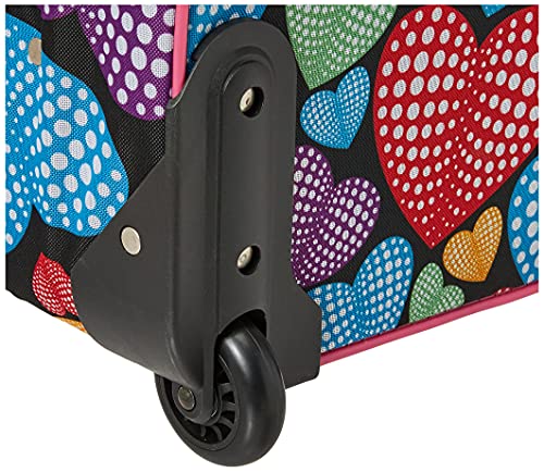 ROCKLAND FASHION SOFTSIDE UPRIGHT LUGGAGE SET, 2-PIECE, F102 - NEW HEART - Brand New