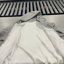 GENERIC HOODIE JACKET WITH FULL ZIP AND FRONT POUCH - SIZE: MEN XL - GRAY - Like New