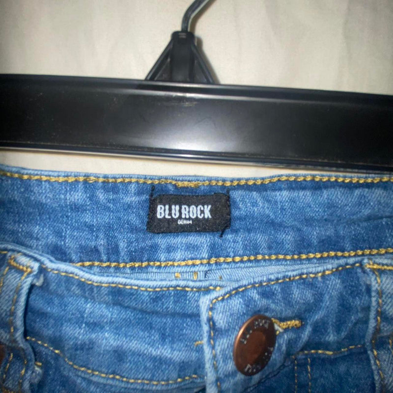 BLU ROCK MEN'S BLUE DENIM JEANS - 30X31 - BLUE - Brand New