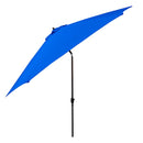 ASTELLA 11-FT ALUMINUM BLUE PUSH-BUTTON TILT MARKET PATIO - Scratch & Dent