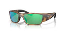 COSTA DEL MAR MEN'S CORBINA PRO SUNGLASSES - MATTE TORTOISE/GREEN MIRRORED - Like New