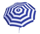 Shelta Australia 180 cm Beach Umbrella Noosa Blue/White Striped - Brand New