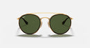 RAY-BAN RB3647-N - 001 - FRAME G-15 GREEN SIZE - 51/22MM - POLISHED ARISTA GOLD - Like New