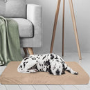 Memory Foam Dog Bed, 2-Layer Orthopedic Pad with Washable Cover, 37x24, Tan - Like New