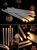 Treela 24 Pcs Flameless Taper Candles Bulk LED Taper Candles Sticks Battery - Like New