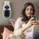 450W Space Heater Remote Wall Outlet Electric Space Heater  MH04G - White - Like New