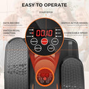 GUGTTR UNDER DESK ELLIPTICAL MACHINE - BLACK/ORANGE - Like New