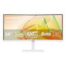 SAMSUNG 34” VIEWFINITY S65TC SERIES ULTRA-WQHD 1000R MONITOR - Scratch & Dent