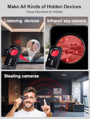 COUNTUREMODE HIDDEN CAMERA DETECTORS HIDDEN BUG CAMERA DETECTORS - BLACK - Like New