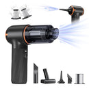 YIJU 4-IN-1 HANDHELD CAR & HOME VACUUM CLEANER, 12000PA, BLACK - BLACK/ORANGE - Like New