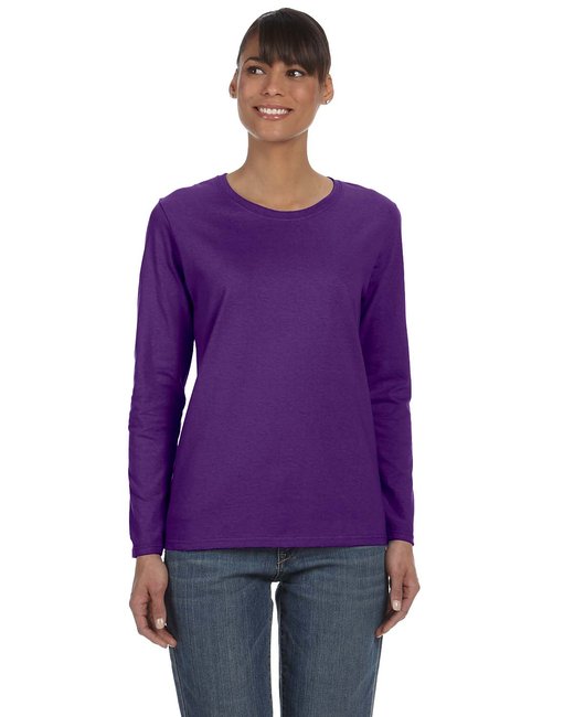 G540L Gildan Ladies' Heavy Cotton Long-Sleeve T-Shirt New