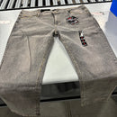 BLU ROCK MEN'S FLEX STRETCH SLIM FIT STRAIGHT JEANS - SIZE: 42X31 - DARK GRAY - Brand New