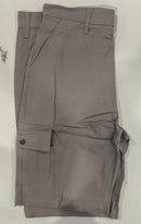 ROAMING SOUL MEN'S COTTON FLEX STRETCH CARGO SHORTS SIZE 36 - CHARCOAL - Brand New