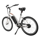 Hurley Layback 26'' Electric Bike 500W 10AH Battery 20MPH HE-18-SL-2S - SILVER Like New