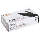 Karat Black Vinyl Powder-Free Gloves - Case of 1000 (Medium) - Brand New