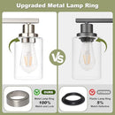UNICOZIN Modern Bathroom Light Fixtures, 5 Light Vanity Lights - Brushed Nickel - Like New