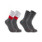 SCARHARTT MEN MIDWEIGHT SYNTHETIC-WOOL BLEND COLORBLOCK CREW SOCK ASSORTED - Like New