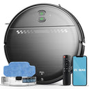 SMART LIFE ROBOT VACUUM AND MOP COMBO, 2-IN-1 ROBOT VACUUM CLEANER - BLACK - Like New