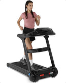 Sporty&Fit 4.0 HP Folding Treadmills [0.6-8.7 MPH] [Max 400LBS] T4203 - Black - Like New