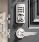 ULECOCE KEYLESS ENTRY DOOR LOCK DEADBOLT WITH HANDLE SET, Easy Installation - Like New