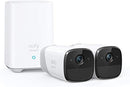 eufy Security eufyCam 2 Wireless Security Camera System 2 Cam Kit T88411D1 White - Brand New